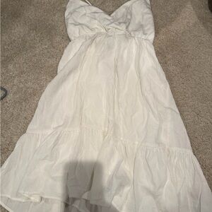 Amazon Strapless White Dress